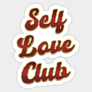 Self Love Club - Love Yourself Sticker